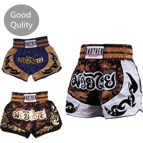 2021 Mens Boxing Pants Printing MMA Shorts Fight Grappling Short Polyester Kick Gel Boxing Muay Thai Pants Thai Boxing Shorts