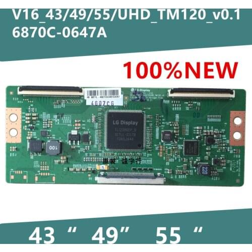 NEW Good test T-CON board for 6870C-0647A V16_43/49/55/UHD_TM120_v0.1
