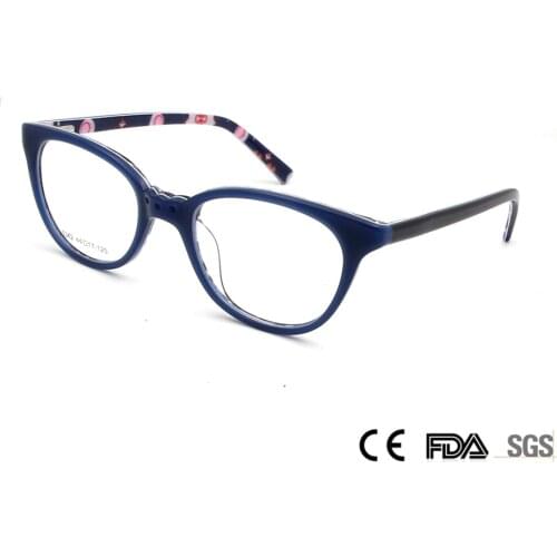 SORBERN Children Cute Optical Eyeglasses Frames Girls Boys Handmade Acetate Myopia Glasses Plain Lens Prescription Eyewear