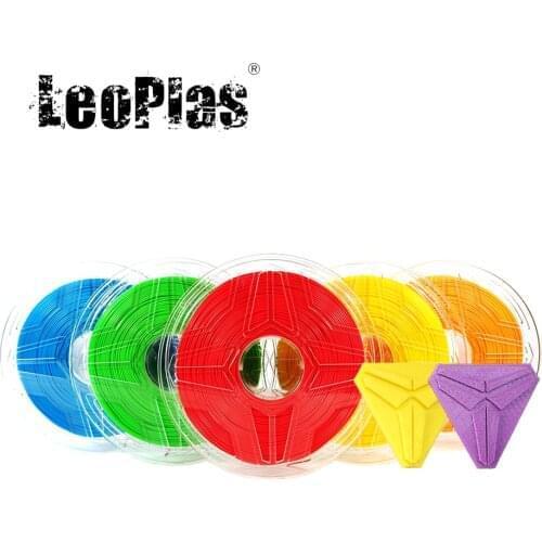 LeoPlas 1kg 2.85mm PLA Filament For FDM 3D Printer Pen Consumables Printing Supplies Plastic Material