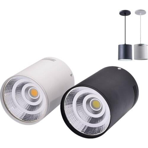 Super Bright Dimmable LED COB Ceiling Spot Lamp 7W 9W 12W 15W 18W Surface Mount Downlight for Indoor Lighting Kitchen Bedroom