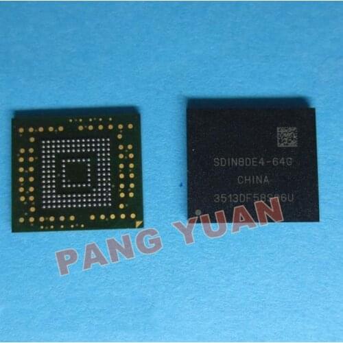 ONLY NEW UNUSED AND ORIGINAL PARTS 2pcs-10pcs/lot SDIN8DE4-64G EMMC 64G BGA153 FREE SHIPPING