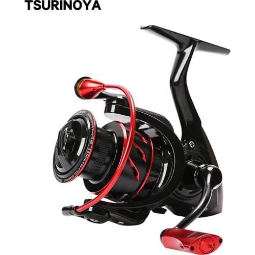 TSURINOYA Whirlwing 800 1000 2000 3000 4000 5000 Spinning Reel 5.2:1 8+1BB Carp Fishing Reel for Saltwater Carretilhas De Pesca
