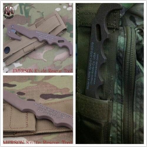 Military Tactical Airsoft 6061T6 Emergency Hunting Outdoor Sports Portable Aluminum Knife With Coyote Brown Pouch For Survival O