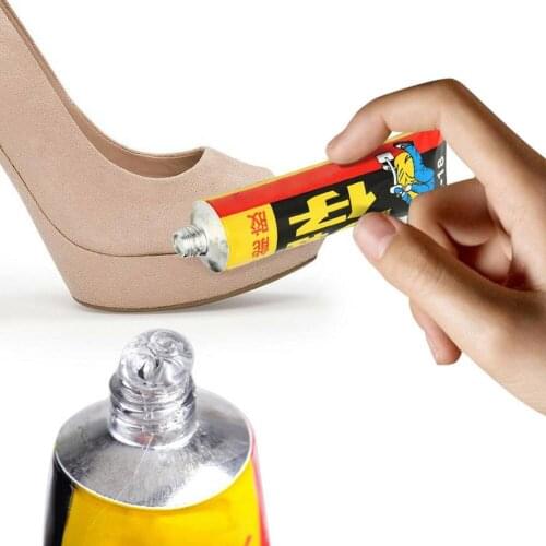 1pc 18ml Super Adhesive Repair Glue For Shoe Leather Rubber Canvas Tube Strong Bond Shoes Repair Glue