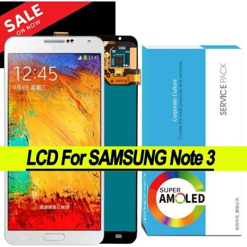 100% Original 5.7'' Super AMOLED Display for Samsung Galaxy Note 3 N9005 LCD Touch Screen Digitizer Assembly Repair Parts