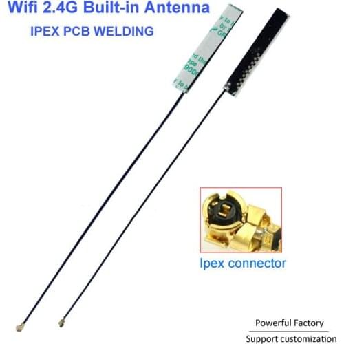 Cheap Price Aerial High gain PCB antenna 5dBi 2.4ghz wifi pcb antenna with IPEX connector 10PCS / batch