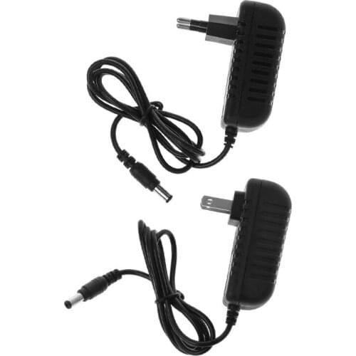 AC DC 9V 2A Power Supply Adapter Switching External Wall Charger Transformer 5.5x2.5mm Converter US EU Plug