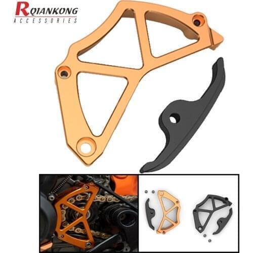 For 790 Duke 2018 2019 2020 2021 Motorcycle CNC Aluminum Chain Guaud Covers Front Sprocket Cover Protector 790 890DUKE 2020-2021