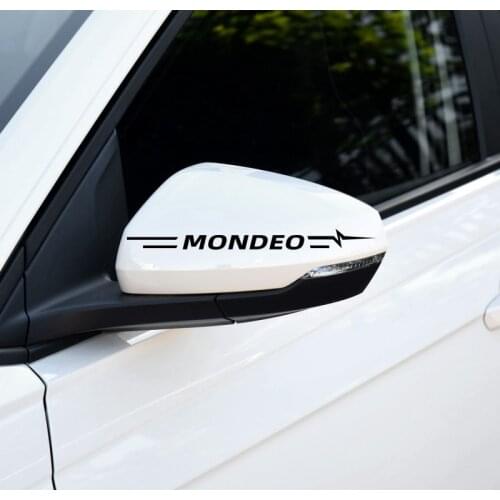 Auto Door Handle Rear view mirror Stickers Decoration Decals For Ford Mondeo Car Styling Accessories