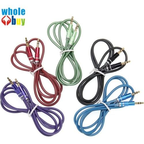 Free shipping Jack Audio Cable 3.5mm Aux cable speaker for mobile phone Mp4/5 car headphone wholesale 500pcs/lot