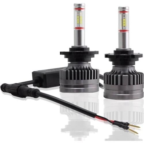 FreeShipping M8 D2S D2H H4 H8 H9 H11 Single Beam LED 40W Headlight 4 Side LED More Brightness 9005 H1 H7 9005 LED Headlight Bulb