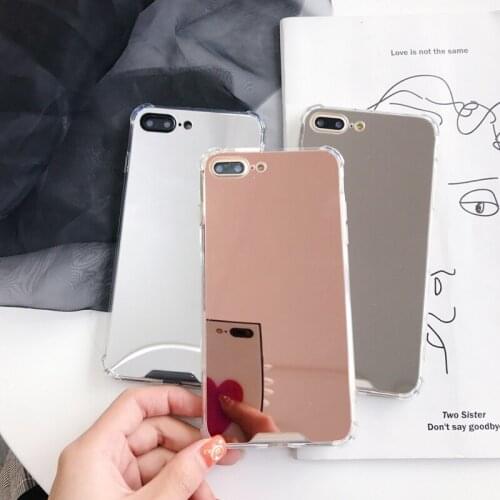 Luxury Mirror Phone Case For iphone 11 Pro MAX XR XS Max 7 8 Plus SE 2020 Shockproof TPU Protective Cover Fundas For iphone 11