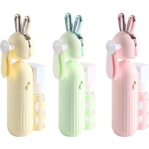 Electric USB Rechargeable Handheld Fans Cooling Air Conditioner Humidifier Fan
