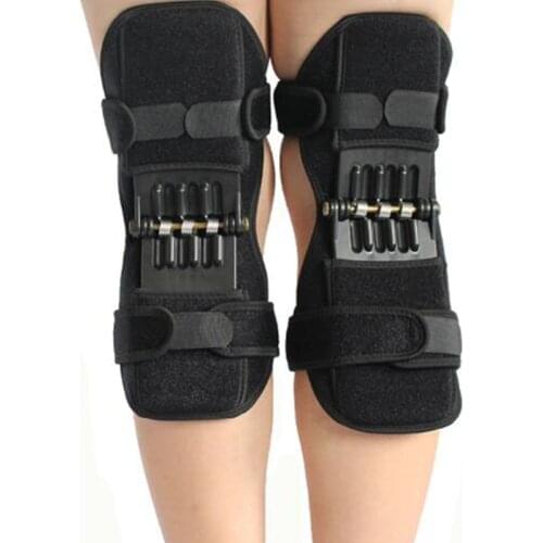 Brace Support Power Lifter Knee Booster Stabilized Open Patella Powerful Kneepad For Sports Running Exercise