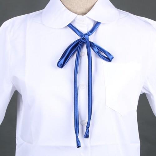 1PC Women Bowtie Bow Neck Tie School Student Ties Gift Accessories Bowties Necktie Fashion Solid Colour Ribbon Bow Tie