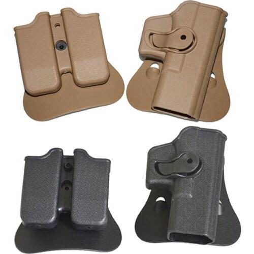 IMI DEFENSE Tactical Combat Outdoor Belt Glock Holster with 9x19mm Magazine pouch For Glock 17 19 22 31
