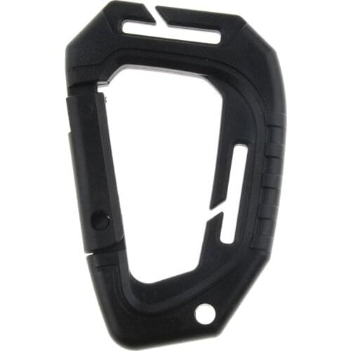 Lightweight D-ring ing Hook Carabiner Keyring For Camping Hiking Fishing