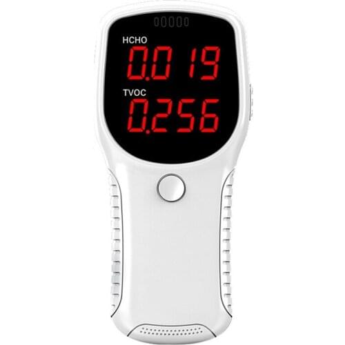 Air Quality Monitor Formaldehyde Detector LED Digital Display Detector Portable Gas Analyzers for Indoor Outdoor