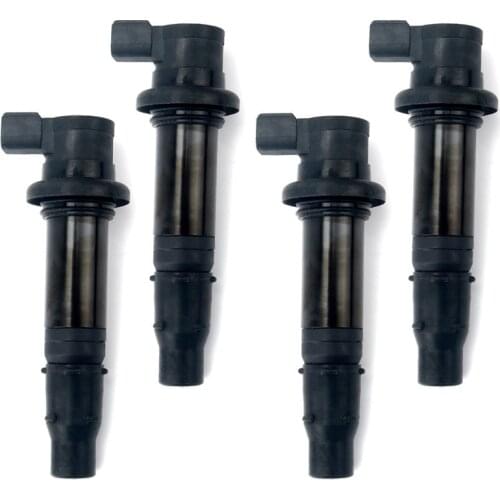 OEM # F6T558 Replacement Ignition Coils 4PCS for Yamaha MT-07 14-17 R6 RJ15 Bj YZF-R1 FZ8 F6T560 13S-82310-00-00 39P823101000