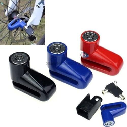 By DHL or Fedex 100pcs Theft Brake Disc Lock Motorcycle Bike Bicycle Wheel Disk Lock Small Motorbike Security Safety Brake Lock