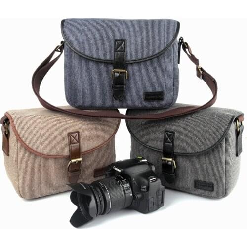 Retro DSLR Camera Bag Shoulder Bag For Canon Camera Nikon Bag Sony alpha Panasonic Fujifilm Olympus Photo Backpack Lens Case