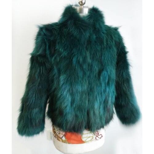 Luxury Genuine Real Raccoon Fur Coat Mandarin Standard Collar Natural Raccoon Fur Jacket Free Customize Big Size Hot Fur TSR53