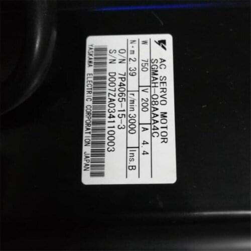 Used Tested Working SGMAH-08AAA4C AC SERVO MOTOR