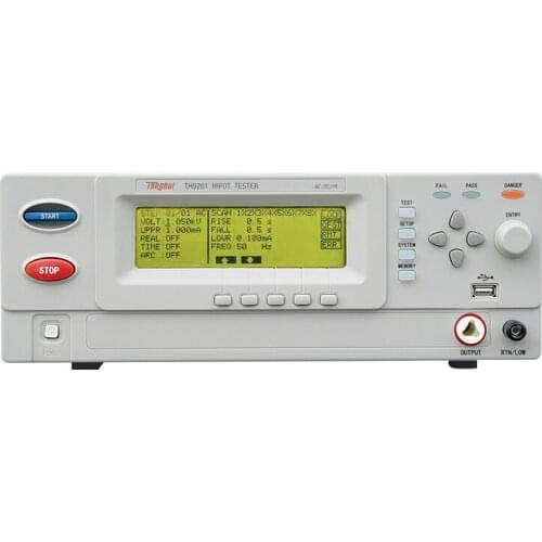 Tonghui TH9201 Hipot Tester with Insulation Resistance Test TH9201S TH9201B TH9201C