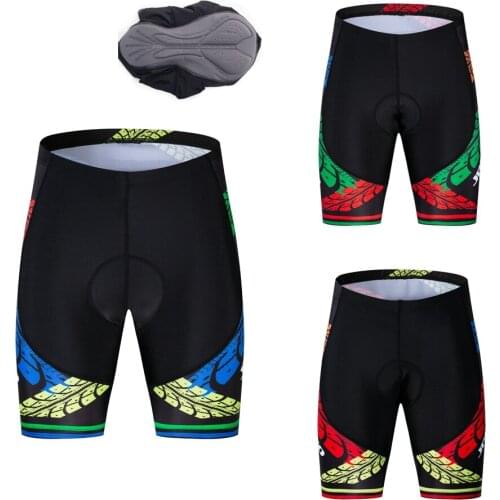 Cycling Shorts For men 3D Padded Mountain Bike Bicycle Outdoor Sports Tight Quick Dry Riding Trousers Red Green Blue