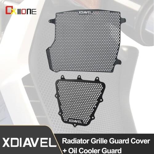 For Ducati XDiavel Motorcycle Radiator Grille Guard Cover And Oil Cooler Guard XDiavel S 2016 2017 2018 2019 2020 Accessories