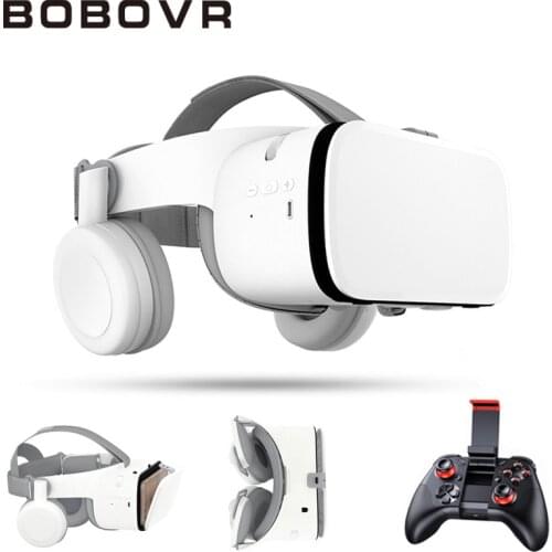Bobovr Z6 3D Glasses Virtual Reality Immersive VR Headset Bluetooth Wireless Smartphones Google Cardboard Box with Controller