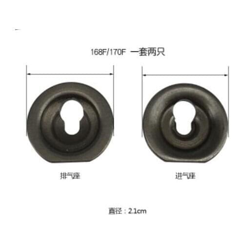 4pcs（2set) REE SHIPPING 5kw 168F 170F 168 170 gasoline generator retainer In & Ex valve spring seat