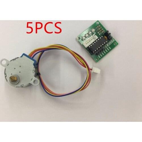 5LOTS 28BYJ-48-5V 4 phase Stepper Motor+ Driver Board ULN2003 for Arduino 5 x Stepper motor +5x ULN2003 Driver board