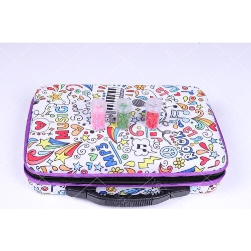 60 Grids Diamond Painting Drills Storage Case, Art Craft Beads Sewing Pills Container Bag, Embroidery Storage Box Holder Jewelry