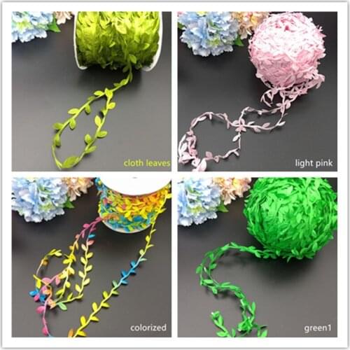 4 meters a roll of ribbons Colors leaves wreath Satin Ribbons Wedding Decorative Gift Box Card Gifts Supplies Wrapping Belt
