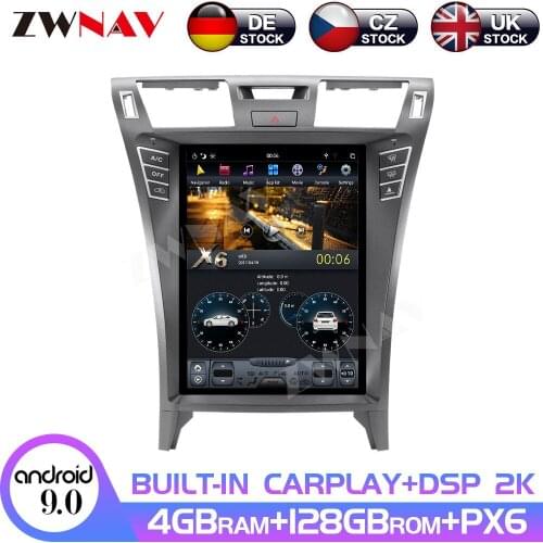 Android 9 128GB Tesla Style Car Multimedia Player GPS Navigation For Lexus LS460 LS600h 2006-12 Stereo Head Unit Car Radio DSP