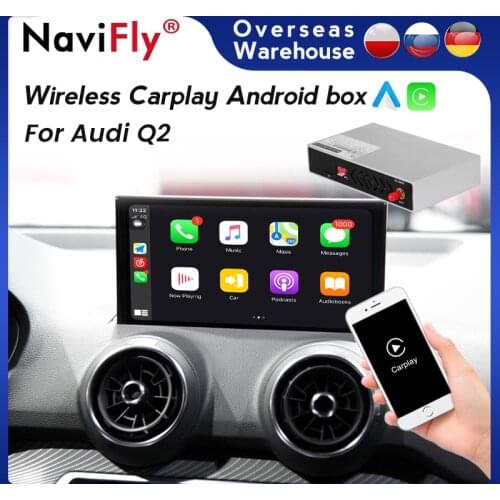 Wireless Auto Smart Box Car Multimedia GPS For Audi A3 S3 RS3 Q2 Q2L 2013-2020 Support Carplay Android Auto Connect Mirrorlink