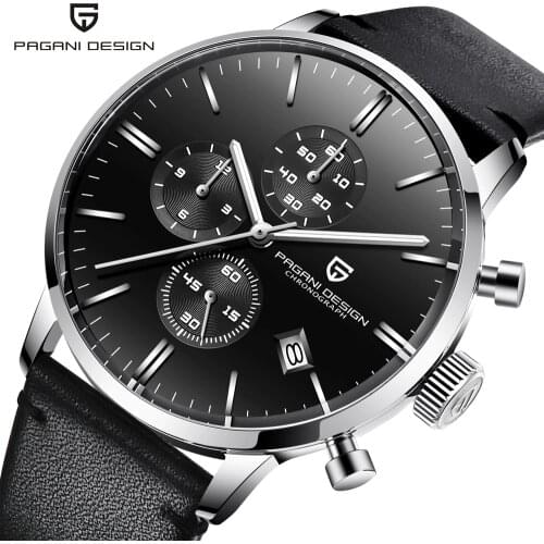 New PAGANI DESIGN Chronograph Mens quartz watches business automatic watch date men waterproof clock man relogio masculino 2020