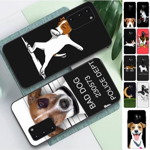 FHNBLJ Jack Russell Terrier Phone Case for Samsung S 4 6 7 5 8 9 10 20 plus lite edge S10 5G