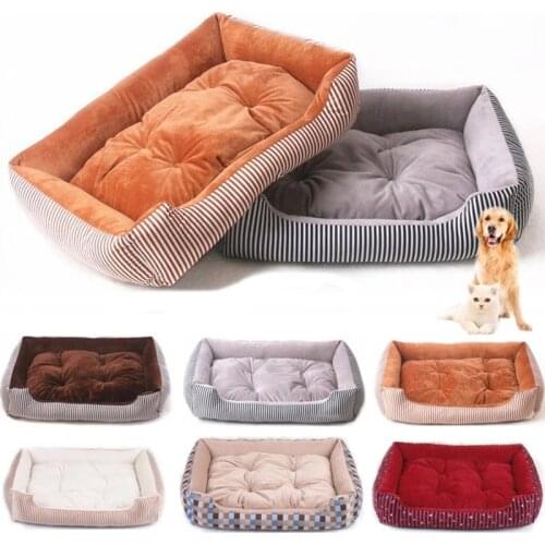Baby soft large Pet Dog Bed Cat kennel Warm Cozy Dog House Soft Fleece Nest Dog Baskets Mat Autumn Winter Waterproof Kennel