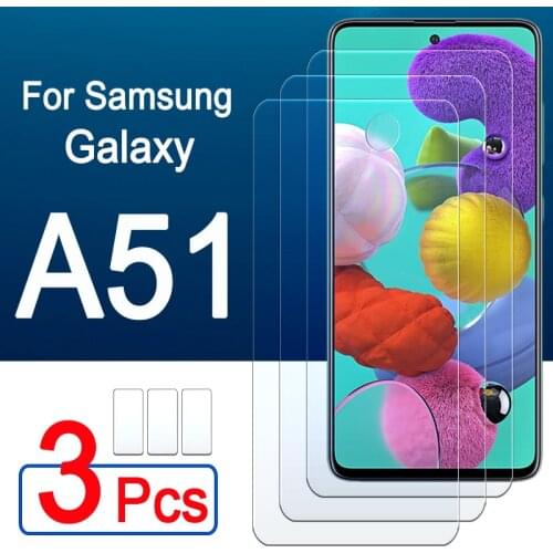 For Samsung Galaxy A51 Glass Protective On For Samsung A 51 5G Tempered Glas Front Film Samsunga51 a51 51A Armor Sheet 1-3pcs