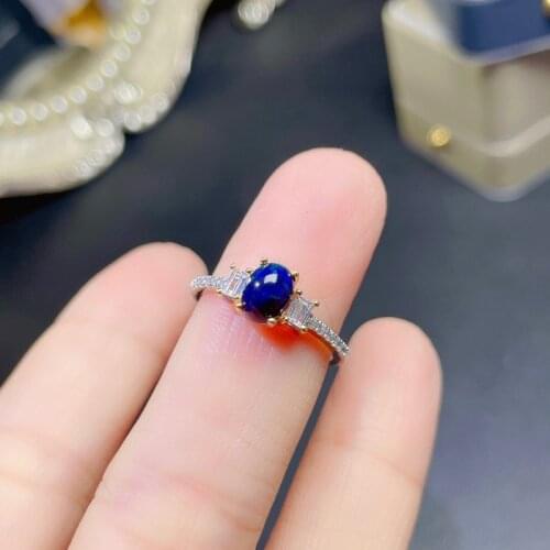 Natural Opal Silver Ring for Woman 5 Mm * 7 Mm Australia Opal Ring 925 Sterling Silver Opal Jewelry Birthday Gift for Girl