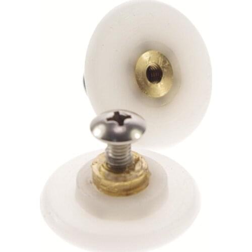 4pcs 20/23/25/27mm Wheel Diameter Shower Bath Door Rollers Runners Wheels Pulleys
