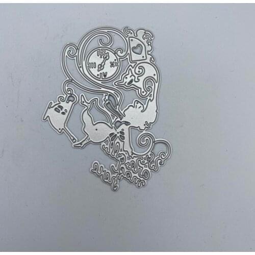 Metal cutting dies beautiful girl DIY Scrapbooking Embossing Paper Cards Making Crafts New 2020 Die