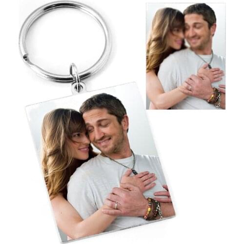 Custom Photo Calendar Keychain,Customized Picture Key Ring,Special Date Keyring,Husband Boyfriend GiftsPersonalized Gift for Him