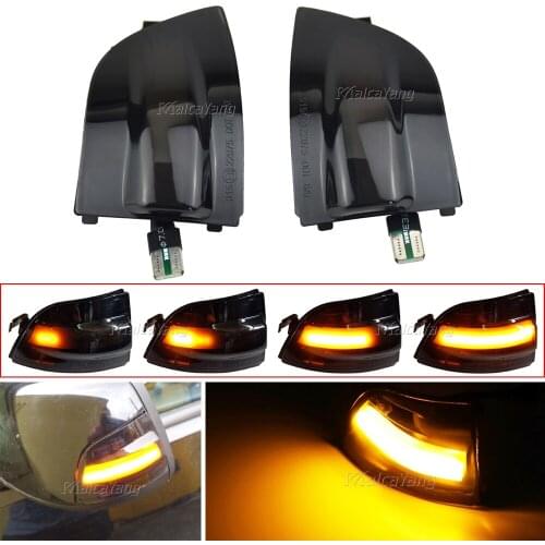 2x Side Mirror Indicator Sequential Rearview Blinker Dynamic For Focus 2 MK2 Ford C-MAX Car LED Turn Signal Light 2007 2008-2010