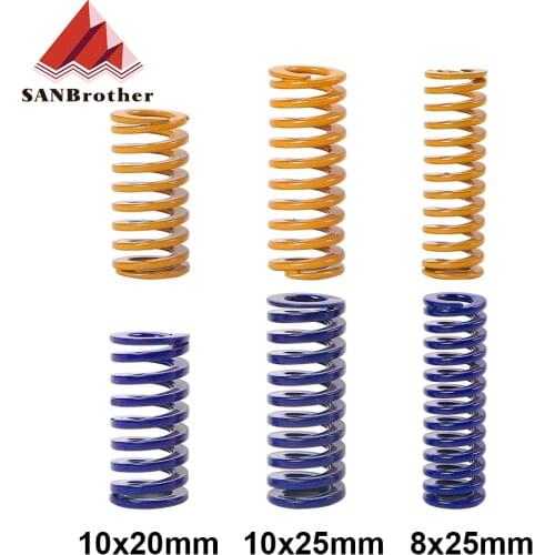 Heated Bed Springs Die Light Load Compression Spring DIY Extrusion Spring for 3D Printer CR-10 10S S4 Ender 3 MK8