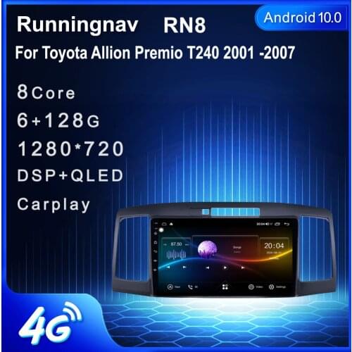 Runningnav For Toyota Allion Premio T240 2001 2002 2003 2004 2005-2007 Android Car Radio Multimedia Video Player Navigation GPS