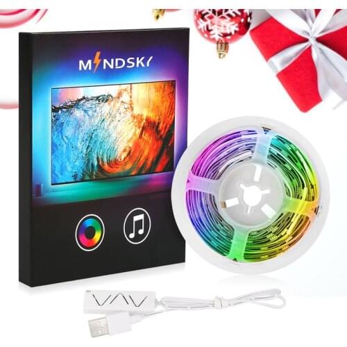 Bluetooth LED Strip Lights RGB 5050 SMD Flexible Ribbon Waterproof WiFi Iuces RGB LED Light Diode DC 5V Bluetooth Control